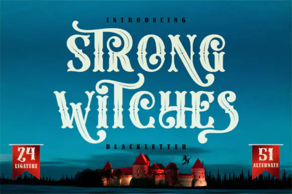 Font Strong Witches — Free Giveaway (Worth $30.00)