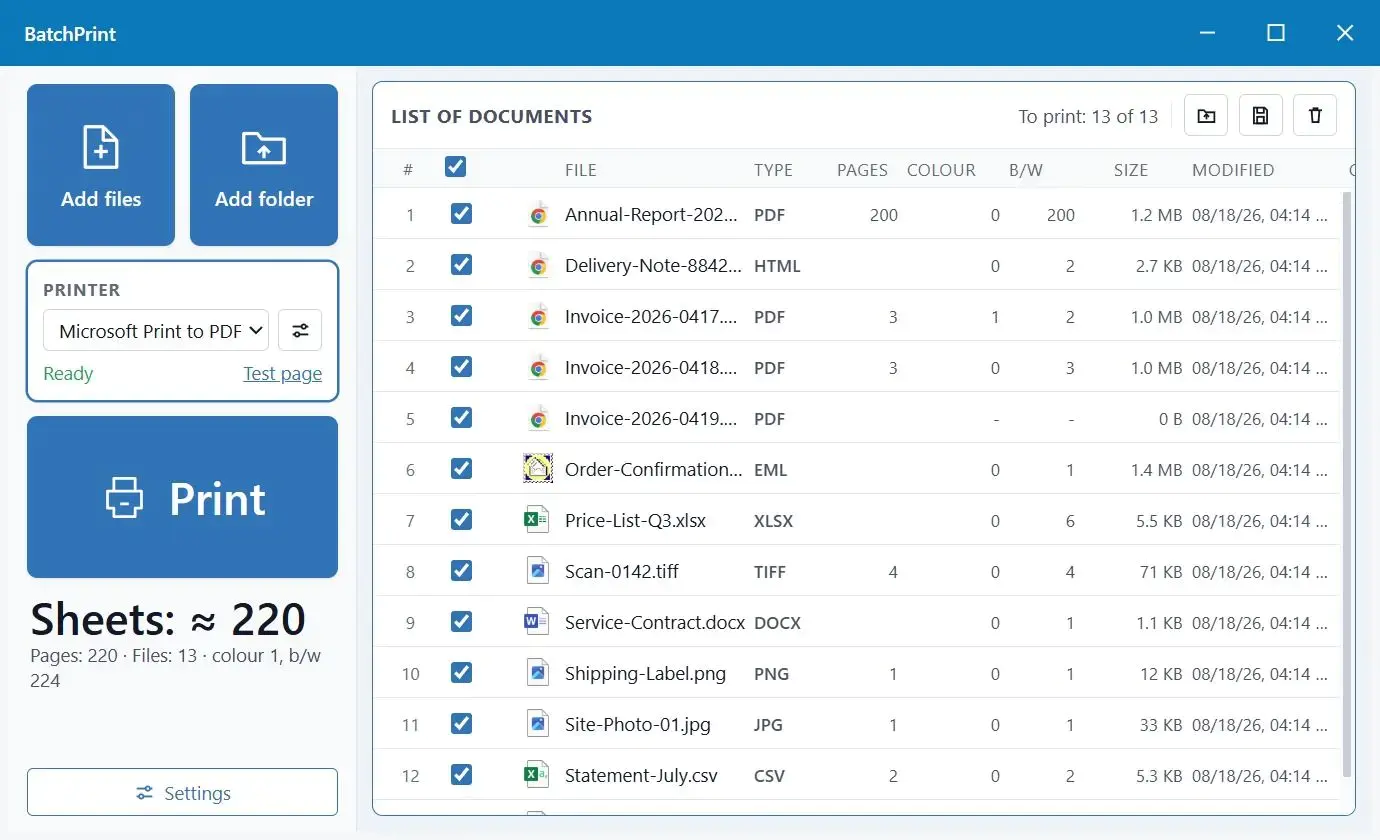 SoftOrbits BatchPrint — Free Giveaway (Worth $29.99)