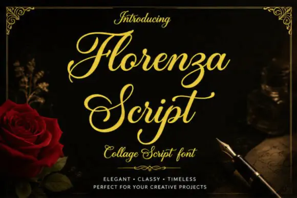 Font Florenza Font — Free Giveaway (Worth $29.99)