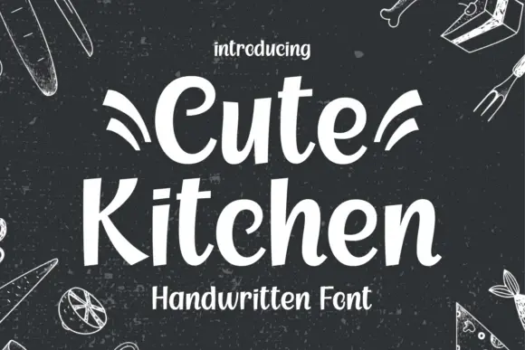 Font Cute Kitchen — Free Giveaway (Worth $12.00)