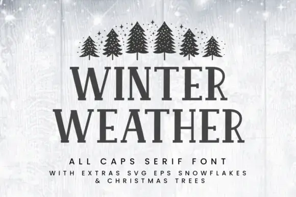 Limited time get Font Winter Weather for free[Windows, macOS][$8.00 -> Free]