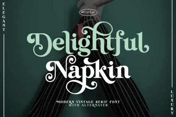 Limited time get Font Delightful Napkin for free[Windows, macOS][$12.00 -> Free]