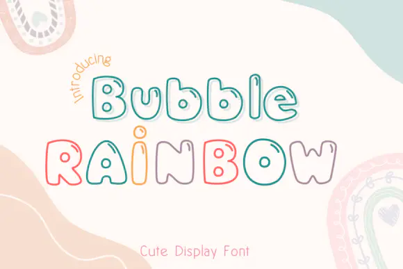 Limited time get Font Bubble Rainbow for free[Windows, macOS][$12.00 -> Free]