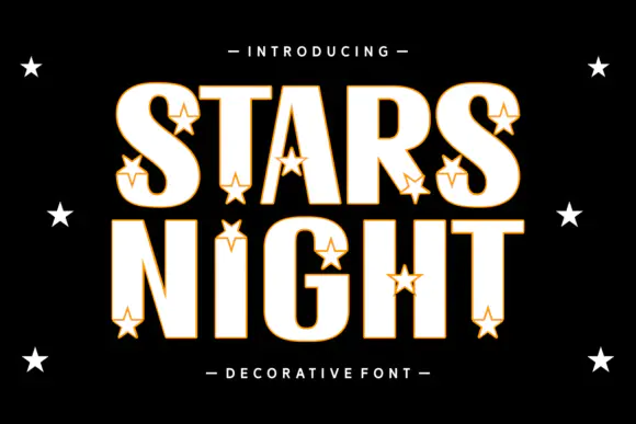 Font Stars Night — Free Giveaway (Worth $29.99)