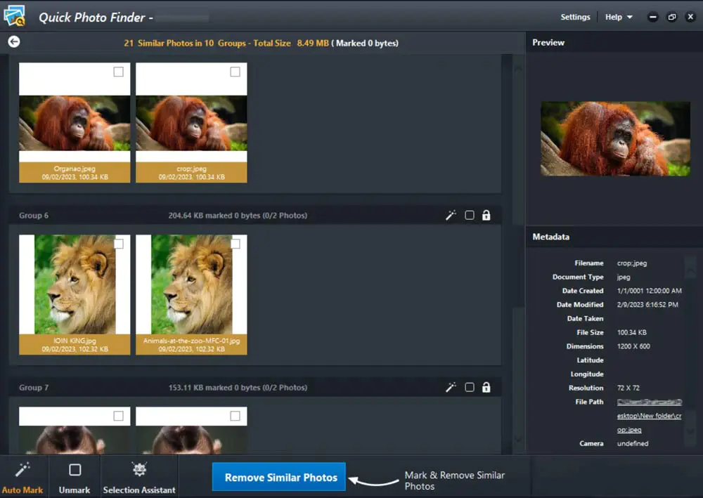 Quickly find duplicate photos Quick Photo Finder — Free Giveaway (Worth $29.99)