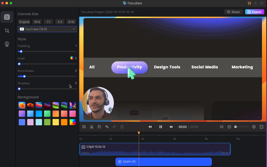 ScreenRecorder software FocuSee — Free Giveaway (Worth $9.86)
