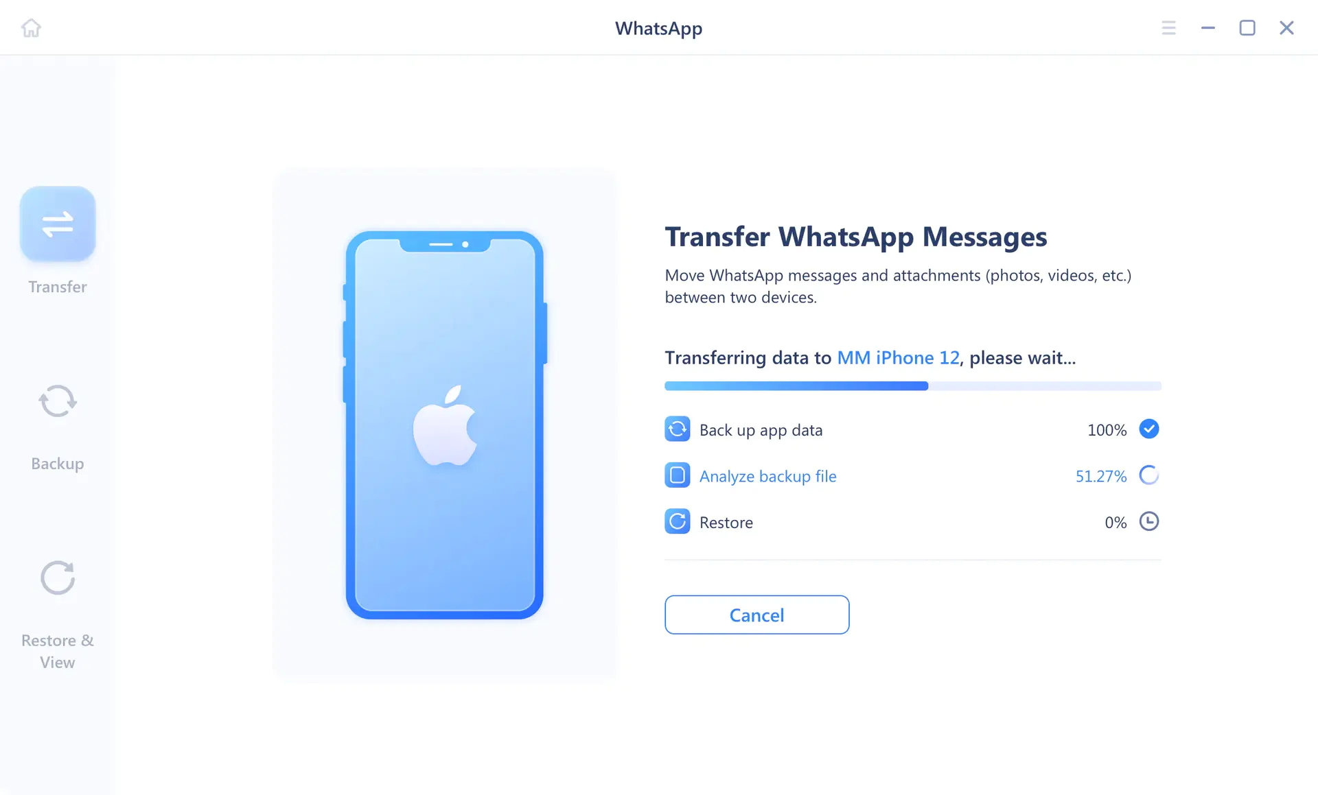 EaseUS ChatTrans - WhatsApp Data Backup, Restore, Transfer Tool [1 Year License][Windows][$29.95→0]