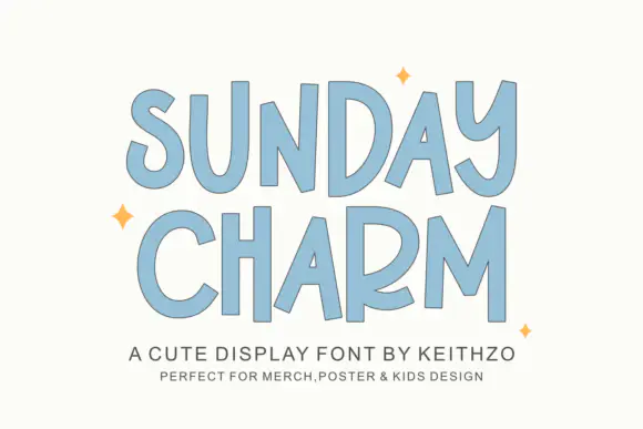 Limited time get Font Sunday Charm for free[Windows, macOS][$10.00 -> Free]