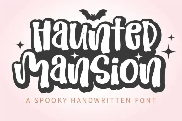 Font Haunted Mansion — Free Giveaway (Worth $12.00)