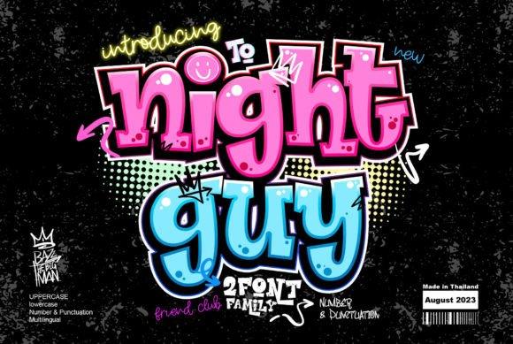 Font Night Guy — Free Giveaway (Worth $19.00)