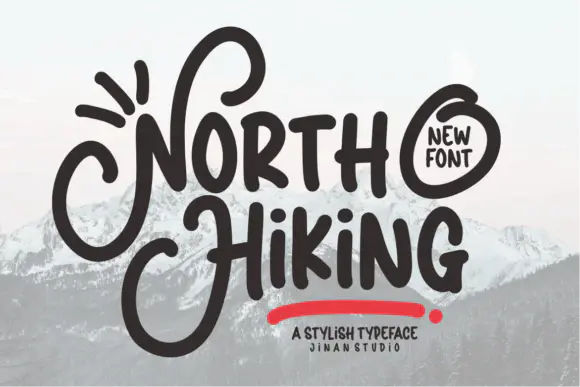 Font North Hiking — Free Giveaway (Worth $15.00)