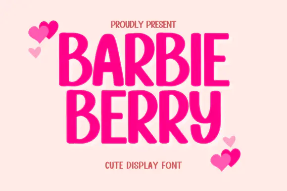 Font Barbie Berry — Free Giveaway (Worth $15.00)