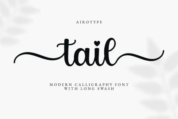 Limited time get Font Tail Font for free[Windows, macOS][$29.99 -> Free]