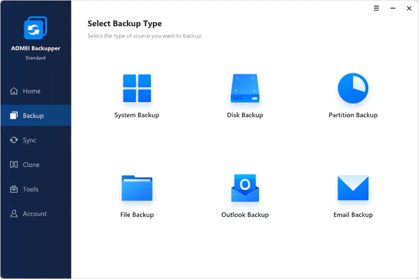 Limited time get System Backup and Restore Software AOMEI Backupper Home for free[Windows][$29.95 -> Free]