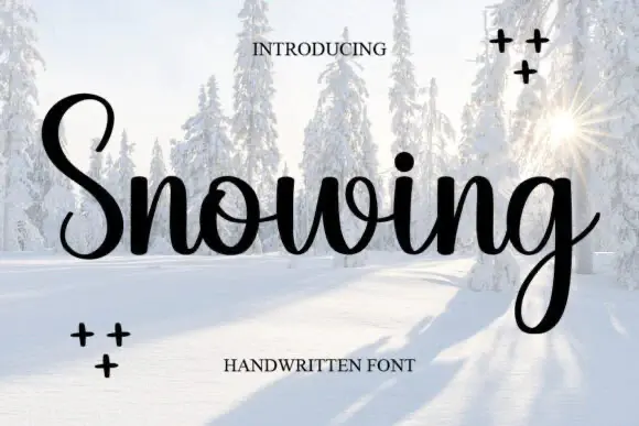 Font Snowing — Free Giveaway (Worth $14.00)
