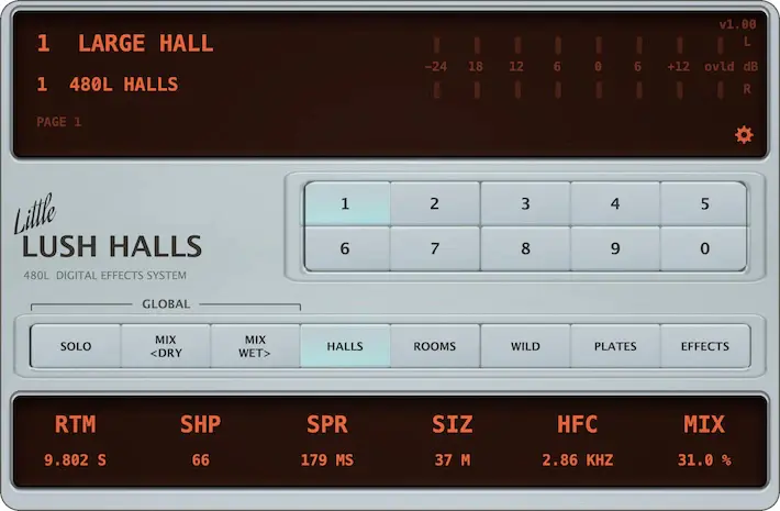AudioPlugin NOS Audio Little Lush Halls — Free Giveaway (Worth $29.00)