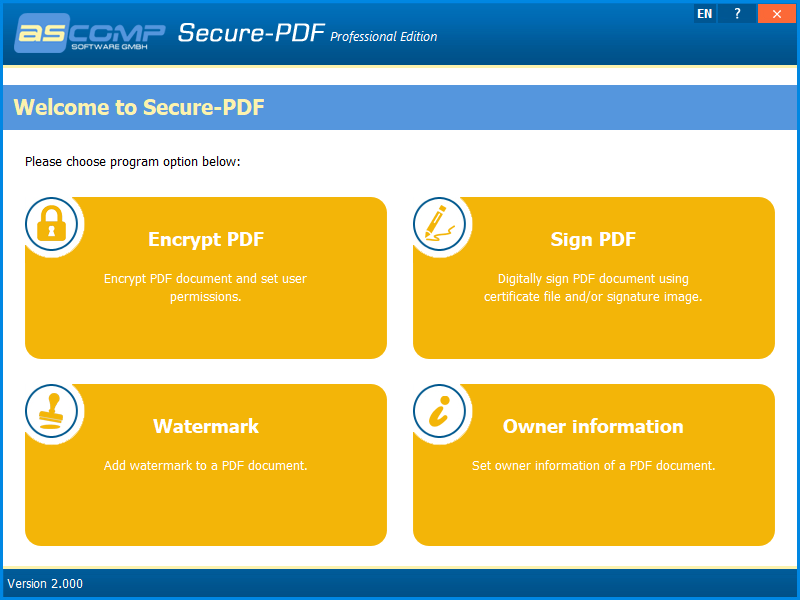 Secure-PDF – PDF Document Encryption Tool[Windows][$19.9→0]