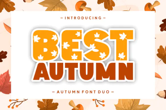 Font Best Autumn — Free Giveaway (Worth $29.99)
