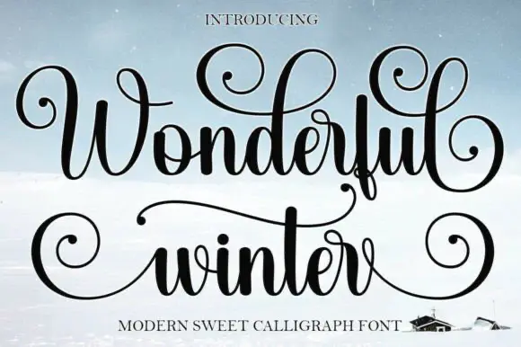 Font Wonderful Winter Font — Free Giveaway (Worth $29.99)