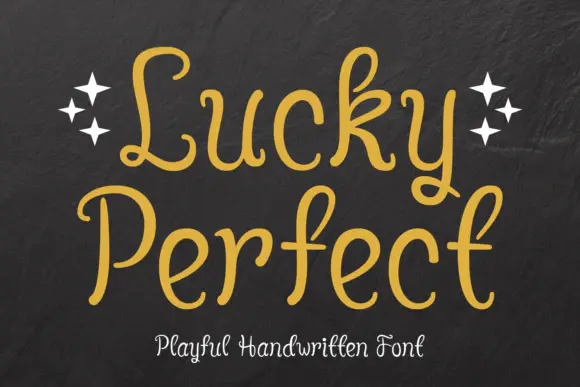 Font Lucky Perfect — Free Giveaway (Worth $18.00)