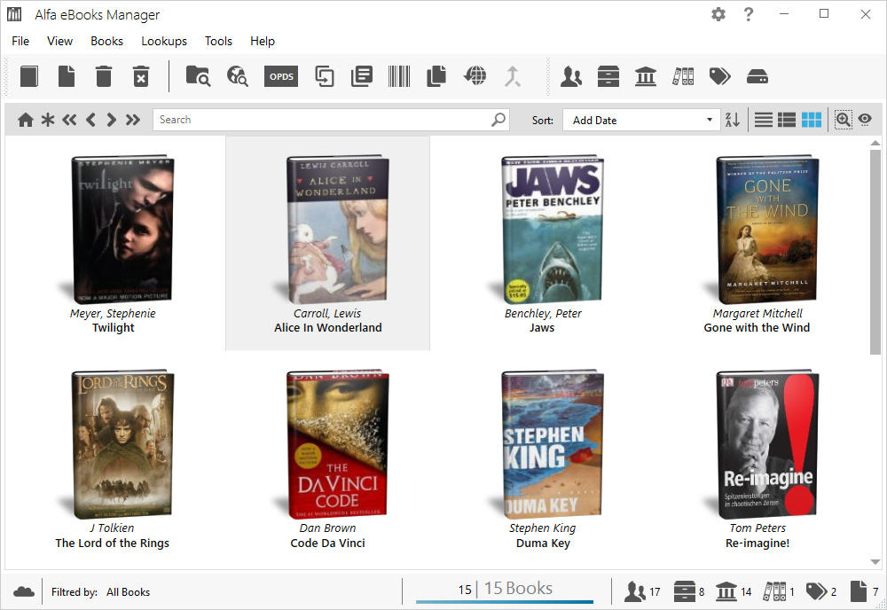 Limited time get eBook Manager Software Alfa Ebooks Manager Basic for free[Windows][$19.95 -> Free]