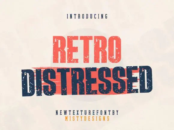 Limited time get Font Retro Distressed for free[Windows, macOS][$14.00 -> Free]