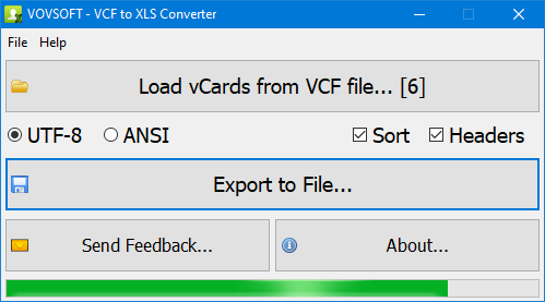 Get Vovsoft VCF to XLS Converter lifetime license for free[Windows][$19 -> Free]